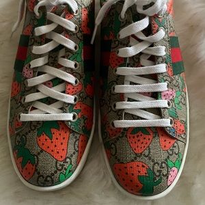 Gucci Strawberry Sneakers